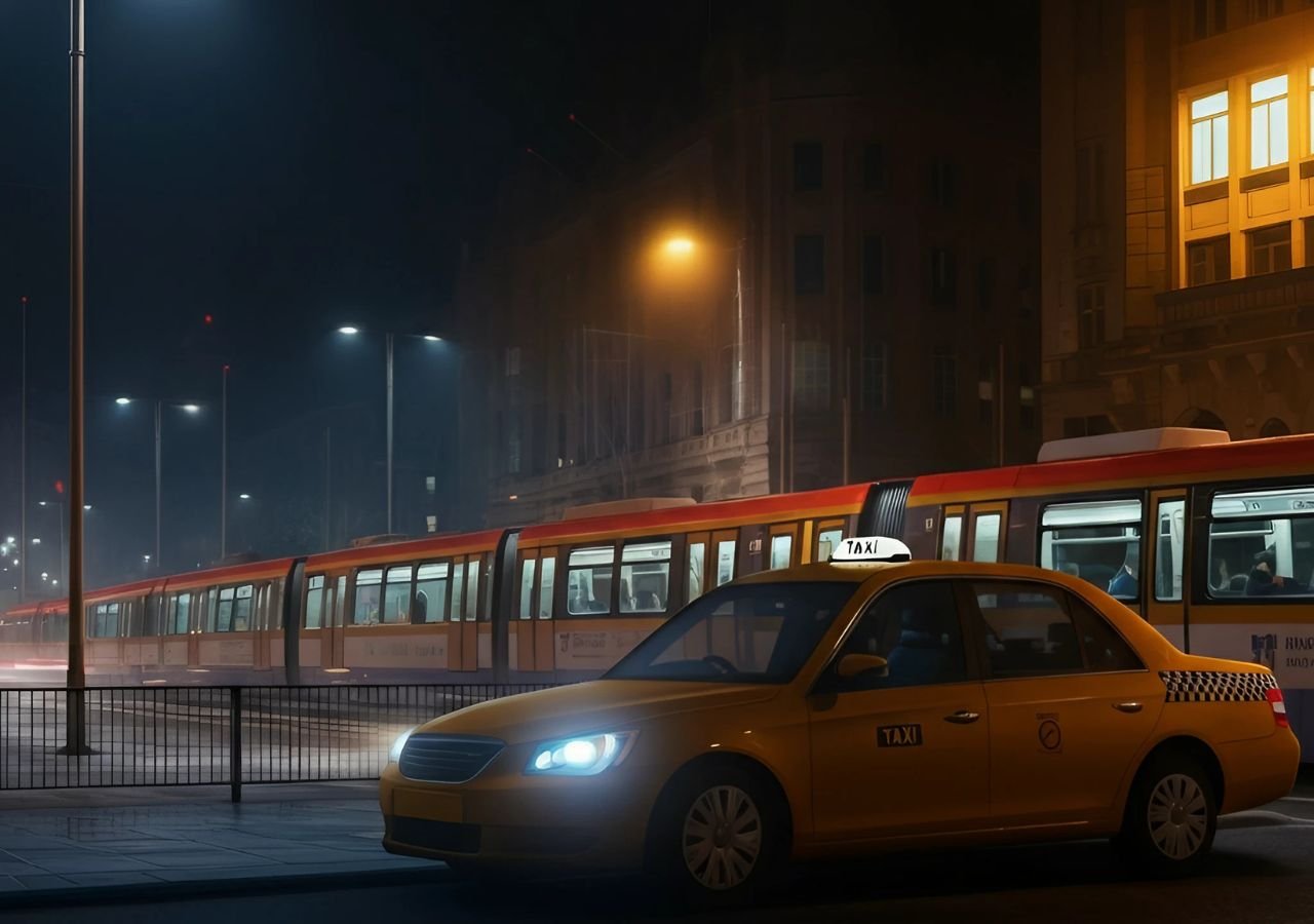 Taxi services safety at night