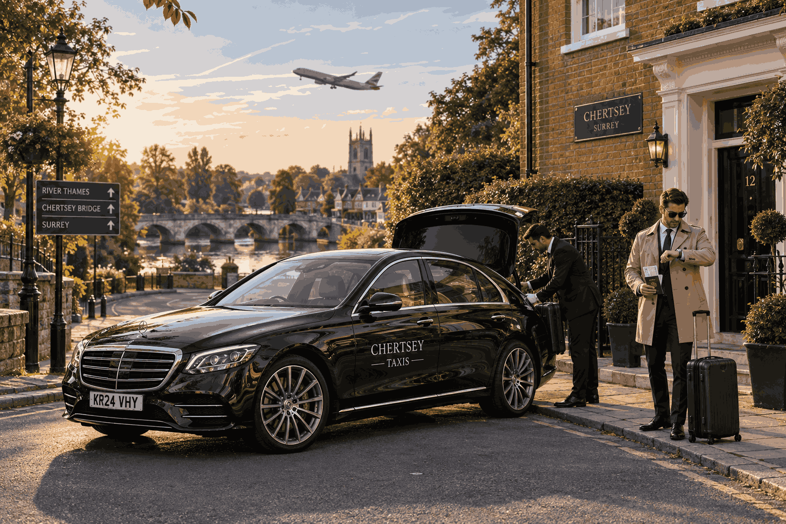 Airport Taxi Support for Chertsey Residents Catching Early Morning Flights