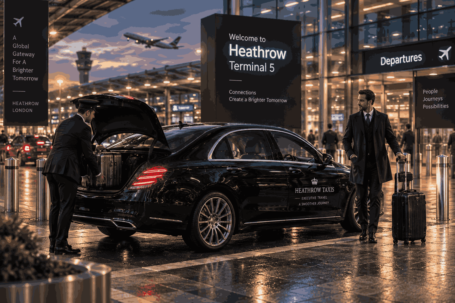 Comfortable Airport Transfers from Chertsey for Elderly Passengers
