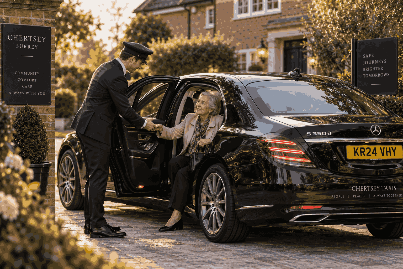 UK Airport Transfers from Chertsey for Long-Haul Holidaymakers